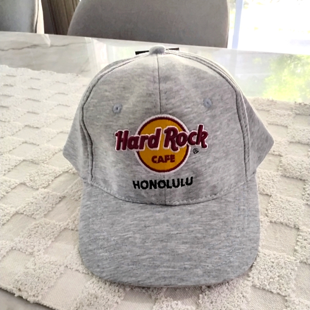 Hard Rock Cafe Light Gray Hat with Logo.  NWT